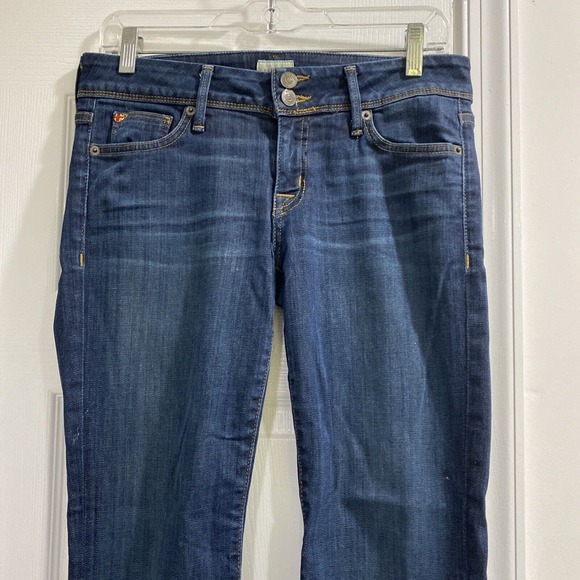 Hudson Jeans Ginny Straight Leg style ladies size 27 casual classic button flaps - Picture 2 of 9